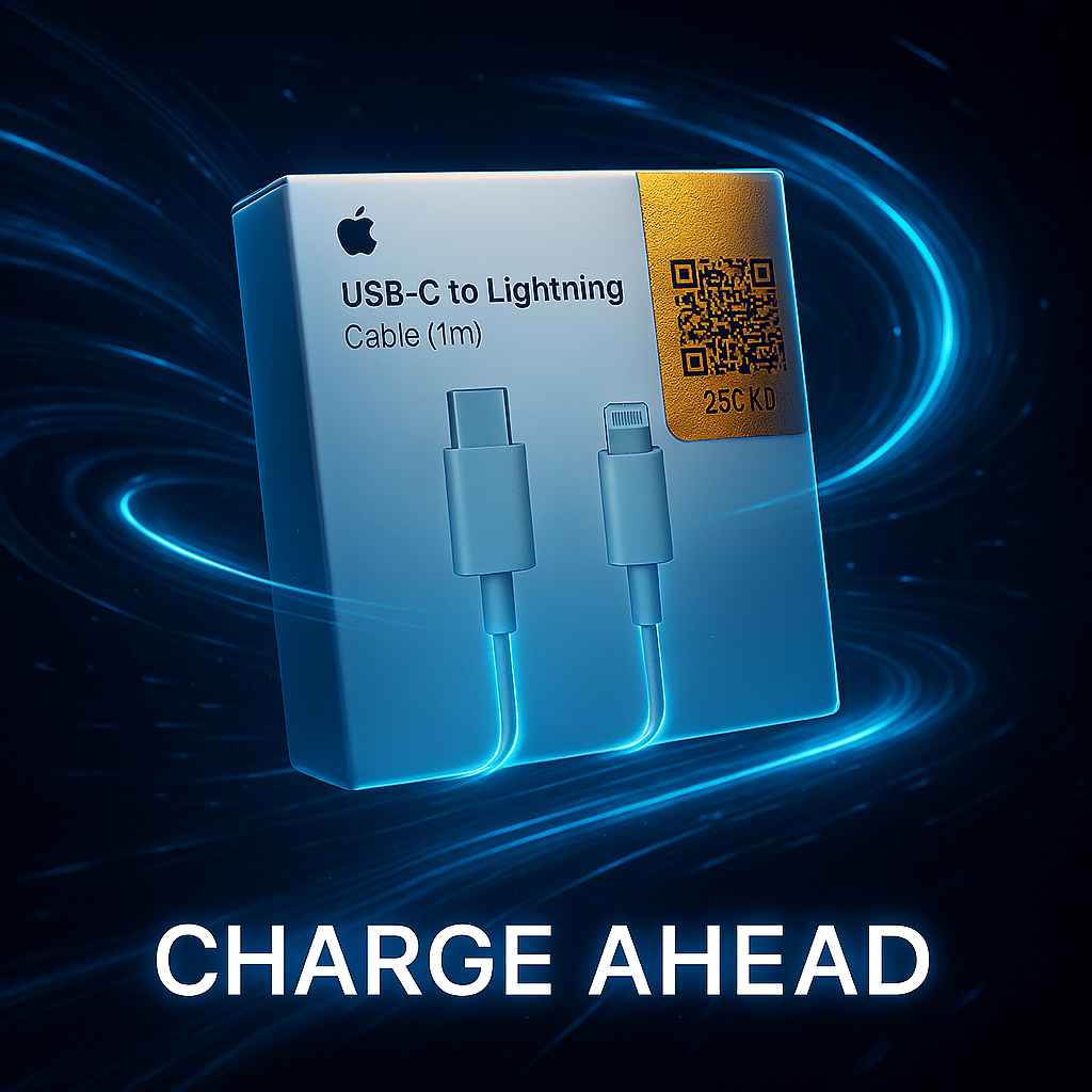 Type-C to iPhone Charging Cable – 99% Original Quality with Apple Logo - Image 2