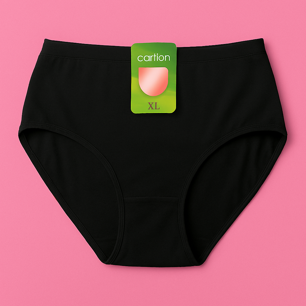 Malai Soft Fabric Underwear for Women – High Quality, Comfortable & Lightweight Everyday Panty in Black, Sizes S, M, L - Image 2