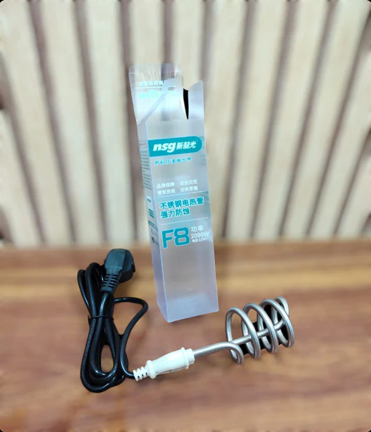 Electric Water Heating Rod 2000W | Safe, Shockproof & Fast Water Heater | With Box - Image 2