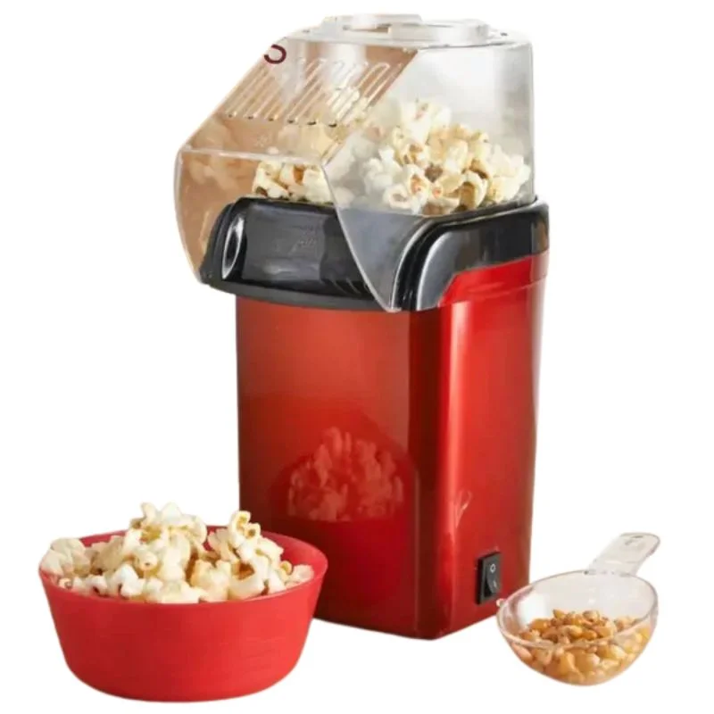 Oil Free Mini Popcorn Maker | Hot Air Popcorn Machine | Electric Popcorn Popper for Home & Kids | 1200W - Image 4