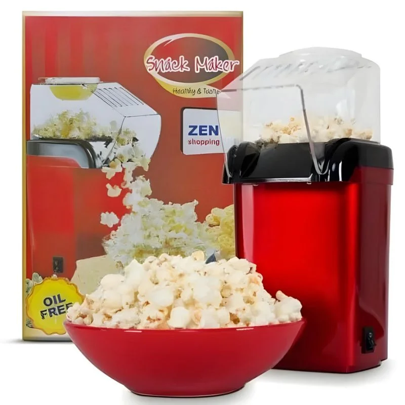 Oil Free Mini Popcorn Maker | Hot Air Popcorn Machine | Electric Popcorn Popper for Home & Kids | 1200W - Image 7