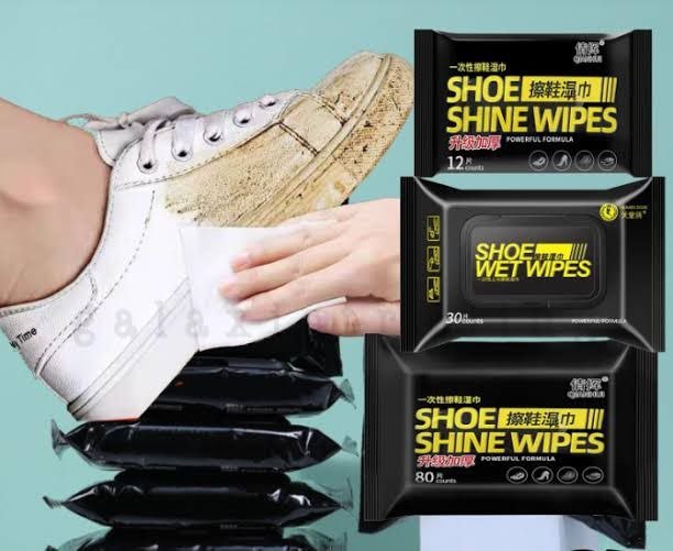 Disposable Shoe Cleaning Wipes | Quick Shine Clean Wet Wipes (80 Wipes In 1 Packet) | Instant Shoe Care | Easy, Mess-Free Cleaning - Image 5