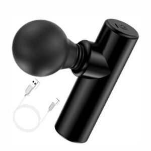 Rechargeable Facial Gun Massager – Compact Skincare Device with Type-C Charging, ABS Plastic, Portable & Easy-to-Use for Relaxing Face Massage