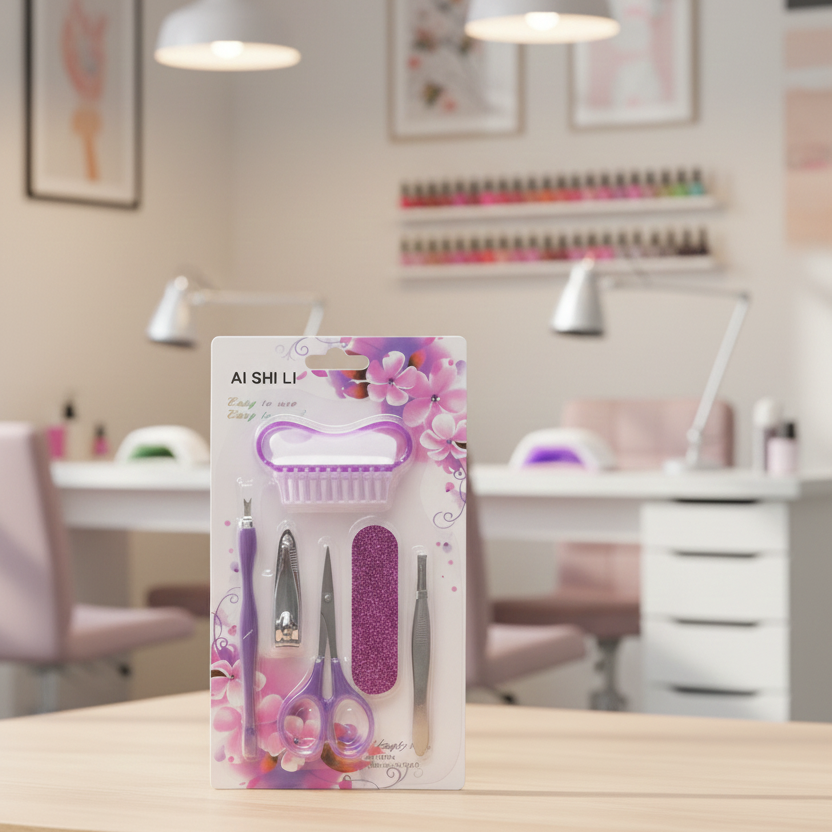 Multi Purpose Nail Manicure Care Set Providing Complete Grooming Everyday Nail Care Support - Image 2