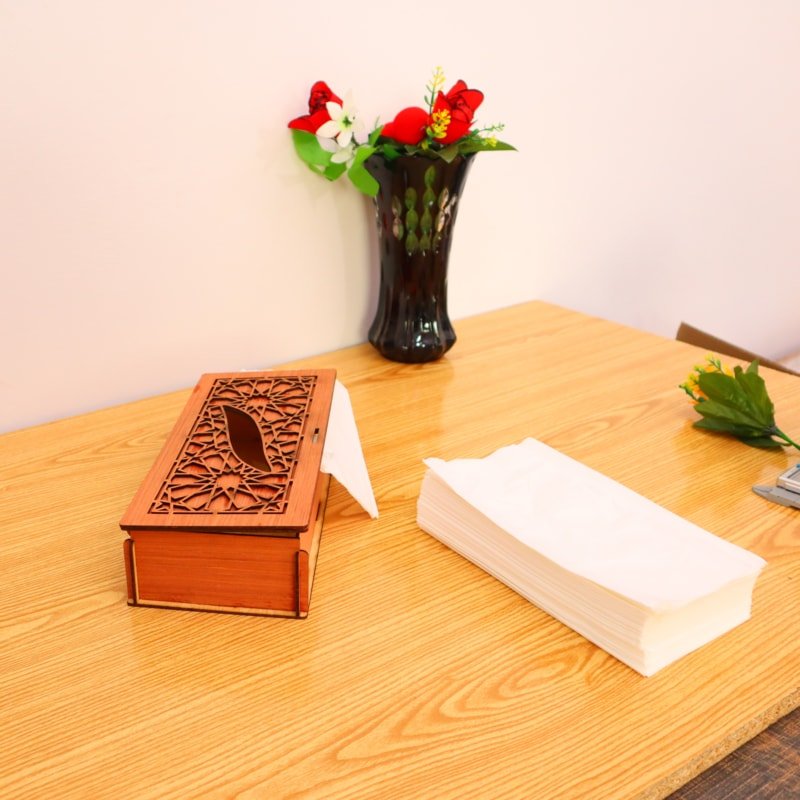 Wooden Tissue Box Elegant Design Smooth Finish Easy Use Durable Construction For Home And Offices