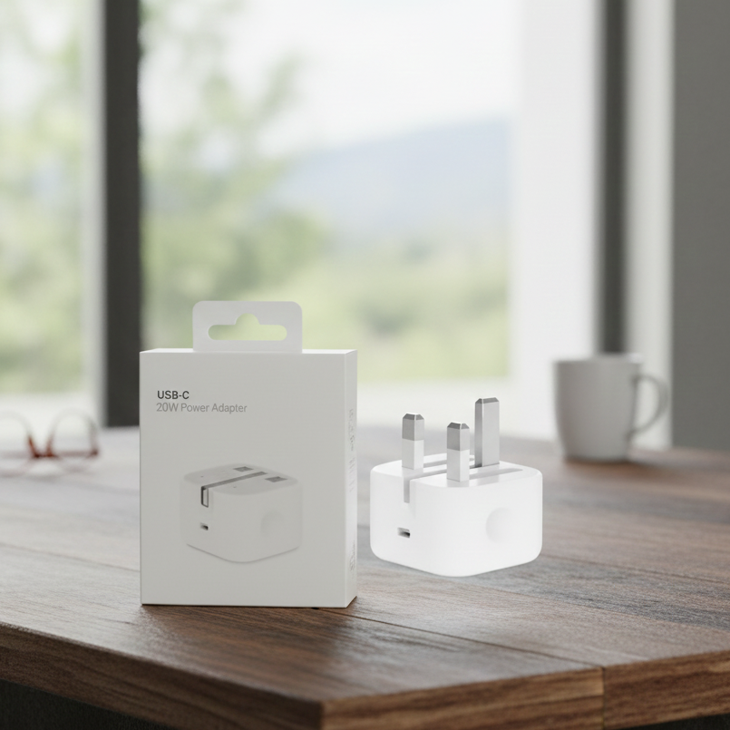 20W PD Type C Adapter 3 Pin US Plug Fast Iphone Charger High Speed Charging Solution (Without Cable) - Image 2