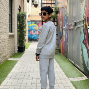 Kids Fleece Tracksuit | Sweatshirt & Pajama Set for Baby Boys – Warm, Comfy Winter Outfit for Daily Wear FOR BABY AND KIDS