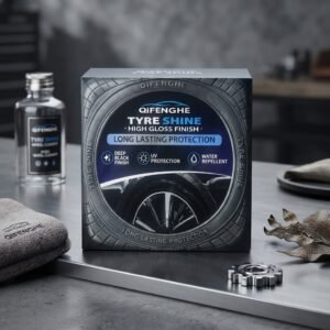 Qifenghe Tyre Shine High Gloss Finish 300G Deep Black UV Protection Water Repellent Practical Choice For Long Lasting Tyre Care