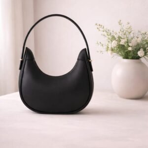 Half Moon Shoulder Bag Minimalist Elegant Handbag for Women