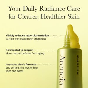 Arencia Vitamin C Booster Shot – Radiance Boosting Face Moisturizer - 30ml