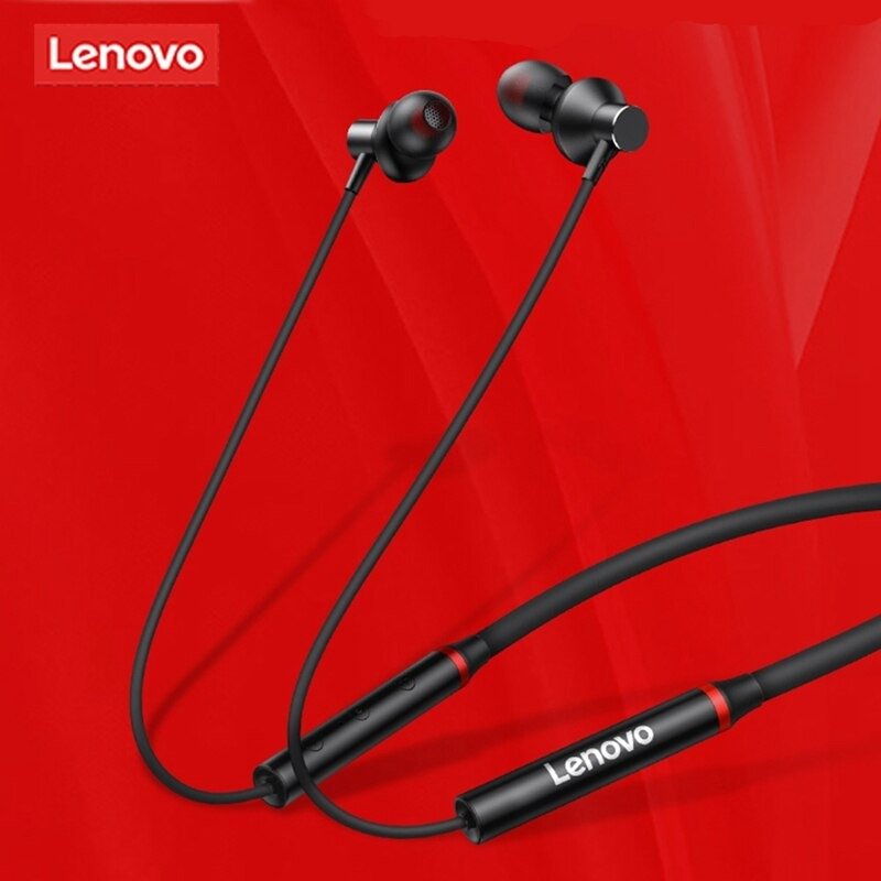 Lenovo Neckband Wireless Bluetooth Earbuds Stereo Earphones bluetooth In-Ear Headphones Airpods Premium Quality - Image 3