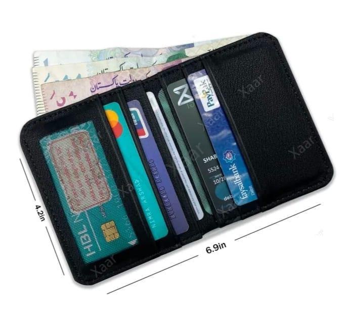 Men's Premium Leather Bi-Fold Wallet | Slim Card Holder with Cash Compartments | MultiColor - Image 4