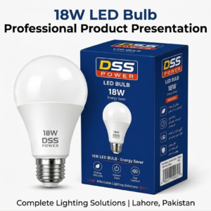 DSS Power 18W LED Bulb Higher-Output Lighting For Larger Rooms, Shops, Offices And Indoor Spaces