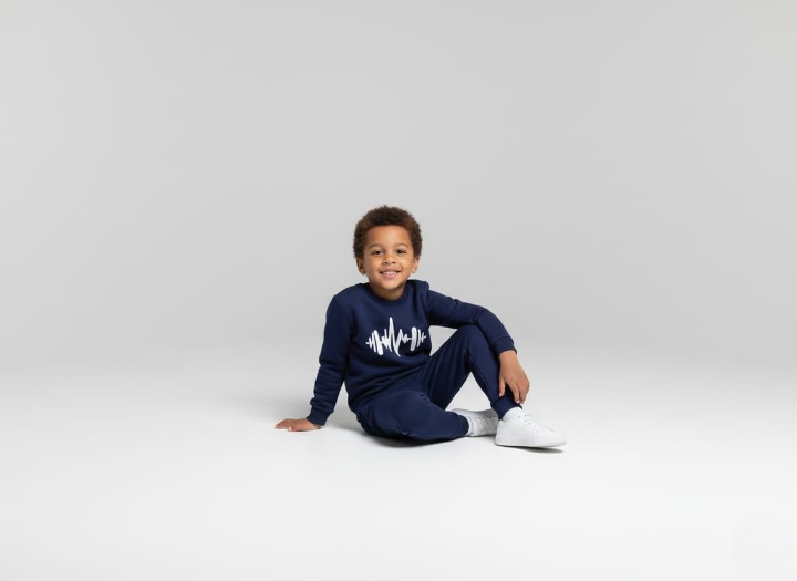 Boys Winter Casual Long Sleeve Printed Patchwork Round Neck Sweatshirt | Warm, Stylish & Comfortable Winter Wear - Image 2