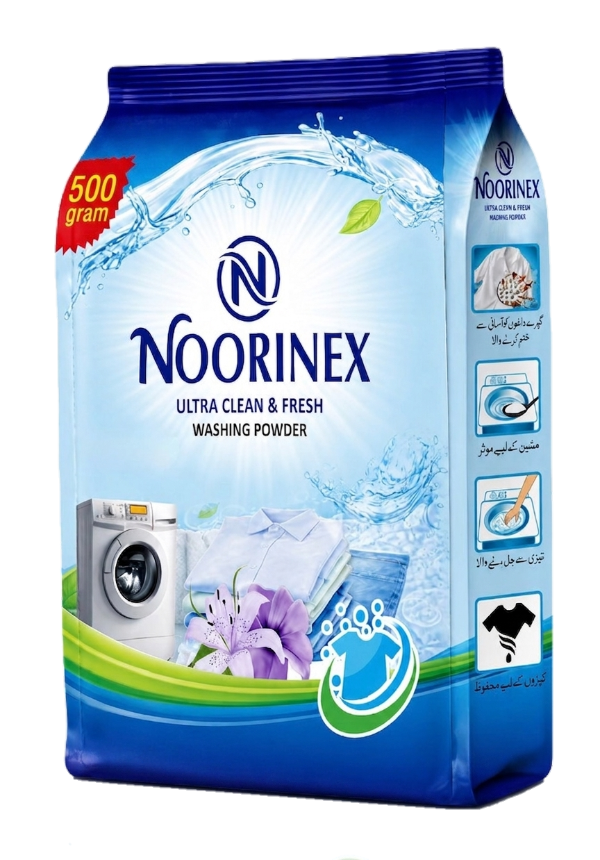 Noorinex Ultra Clean & Fresh Washing Powder 500 Gram Pack For Effective Laundry Cleaning