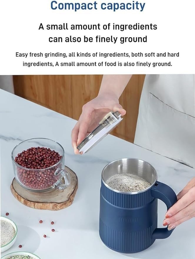 Electric Coffee Grinder & Food Processor | Model: TS-19 | 250W Powerful Motor | Upto 5 Cups
