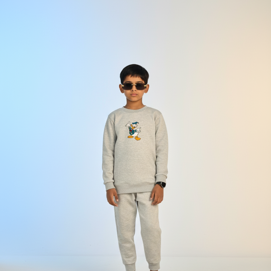 Kids Sweatshirt & Pajama Tracksuit | Imported Winter Warm 2-Piece Set for Boys & Girls – Comfy, Cozy & Stylish Outfit FOR BABY AND KIDS - Image 2