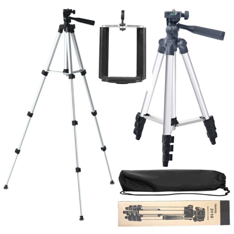 3-in-1 Professional Camera & Mobile Tripod Stand – Adjustable & Foldable - Image 3