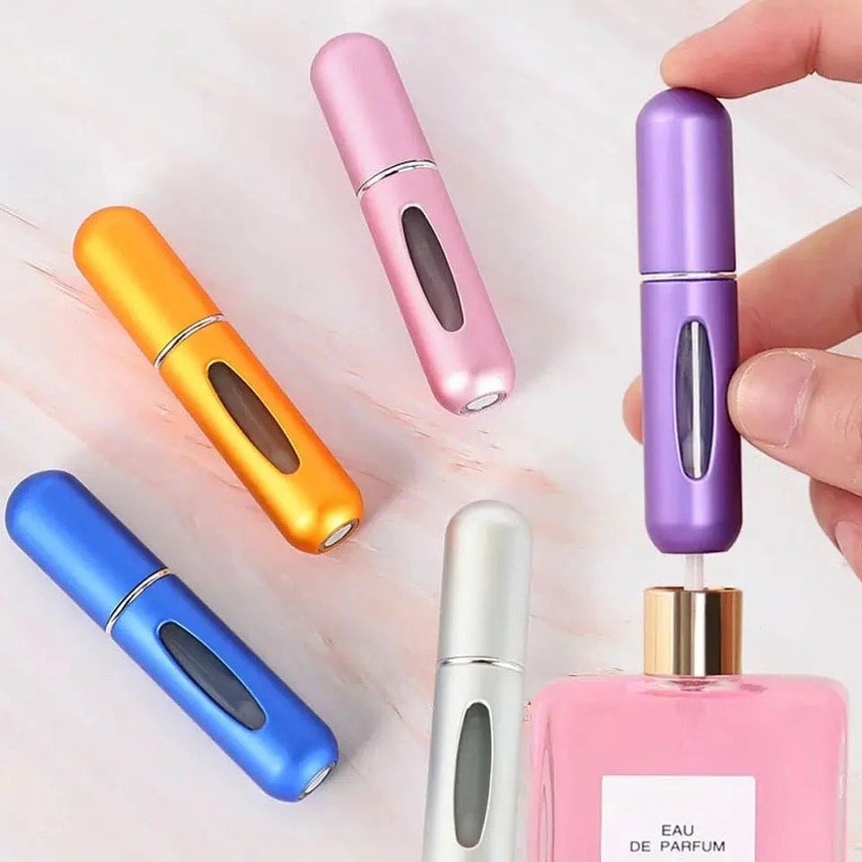 Refillable Mini Perfume Spray Bottle Spray Atomizer 5 Ml | Portable, Leak-Proof, And Stylish (Random Color) - Image 2