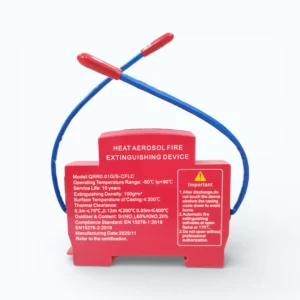 Automatic Heat Aerosol Fire Extinguisher Device Model QRR0.01G S CFLC Premium Safety Solution For Electrical Cabinets Server Racks And Enclosed Spaces