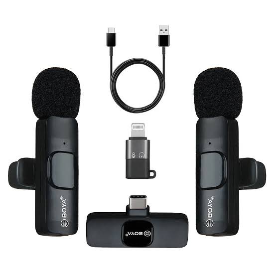 2in one BOYA Model: BY-MW13 Type: Wireless Live Microphone - Image 3