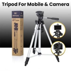 3-in-1 Professional Camera & Mobile Tripod Stand – Adjustable & Foldable