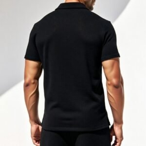 New Trendy Black Tracksuit for Men – Premium Comfortable Sports & Casual Wear Set
