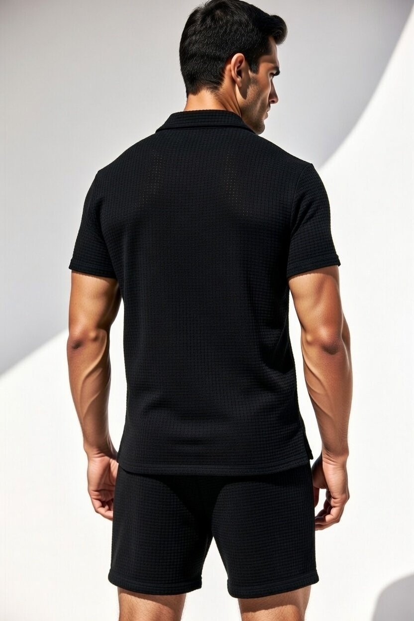 New Trendy Black Tracksuit for Men – Premium Comfortable Sports & Casual Wear Set