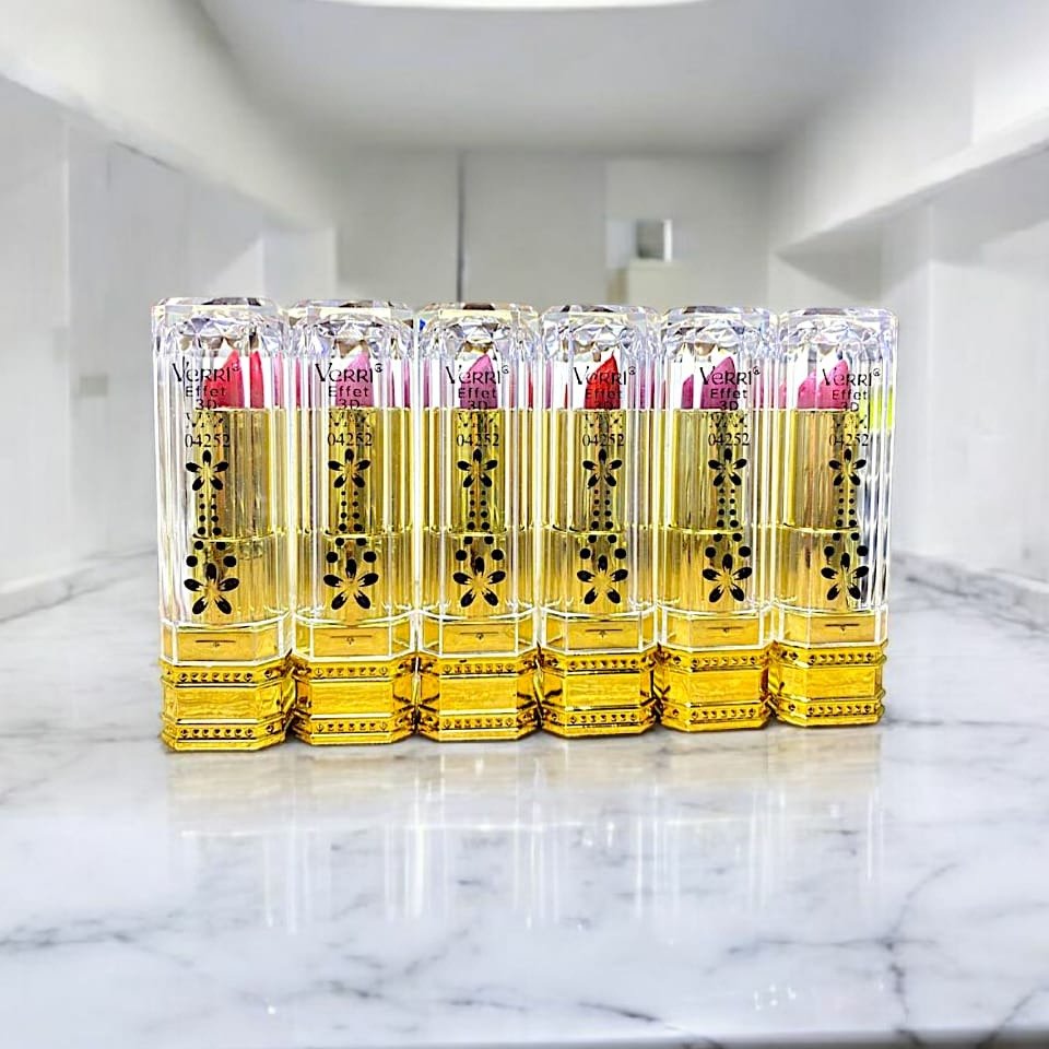 Matte Velvet Lipstick Set Of 6 – Richly Pigmented Shades Of Pink With Soft, Creamy Texture And Long-Lasting Wear For Elegant And Bold Lips - Image 2