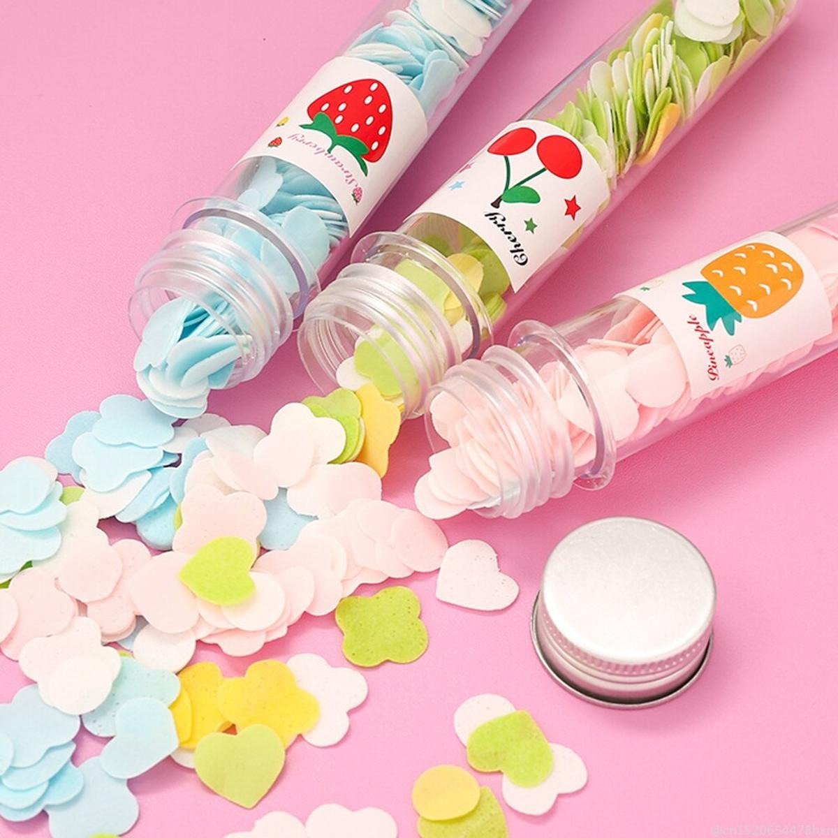 Portable Mini Paper Soap Sheets in Test Tube Bottle – Travel-Friendly Disposable Handwash Sheets for Kids & Adults | Pocket Soap Flakes for School, Office, Outdoor, Camping & Travel - Image 2