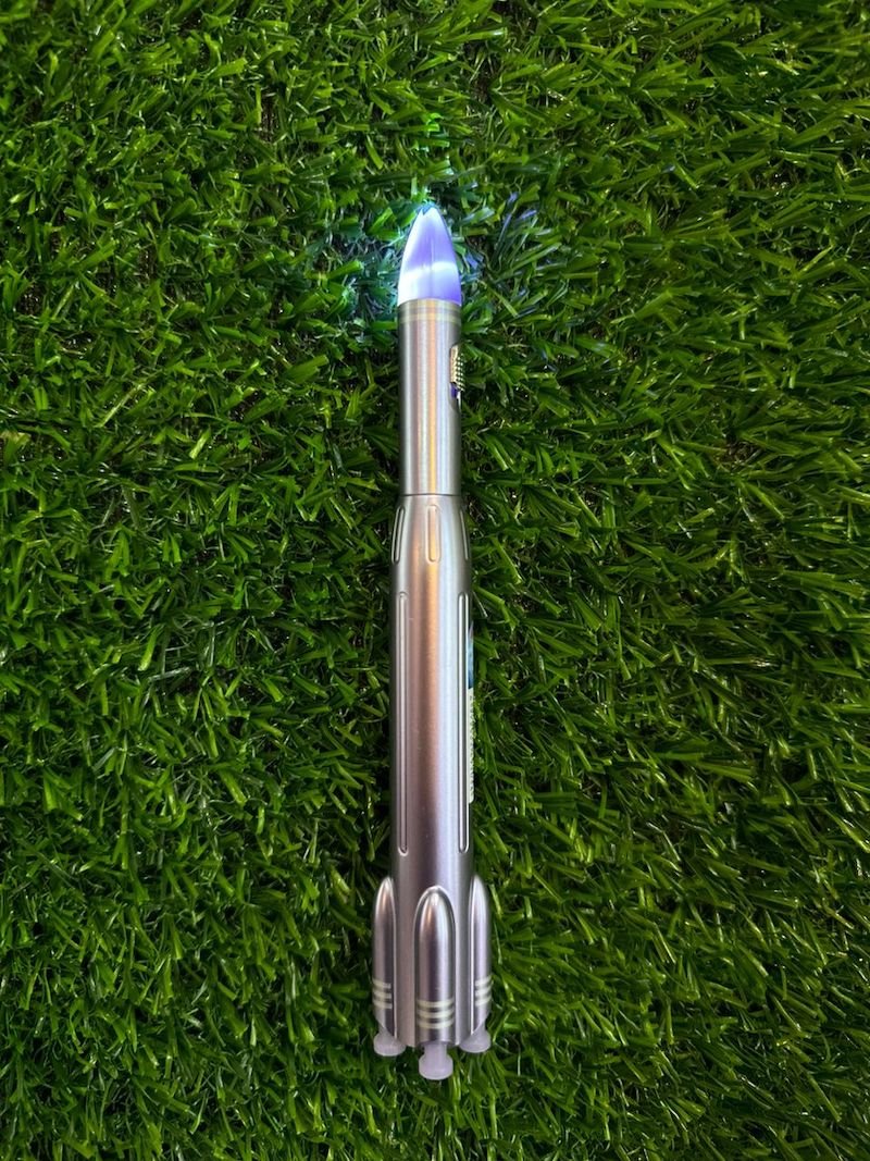 Rocket Shaped LED Gel Pen with Light-Up Tip (1 Piece – Random Metallic Color) - Image 5