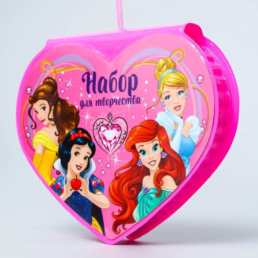 52 Pcs Heart Shape Colour Kit Painting Set For Kids With Crayons Markers And Art Accessories (Random Characters) - Image 3