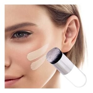 Chubby Pier Foundation Brush Flat Cream Makeup Brushes - Cosmetic Product Designed For Face Care And Daily Makeup Routine (Random Color)