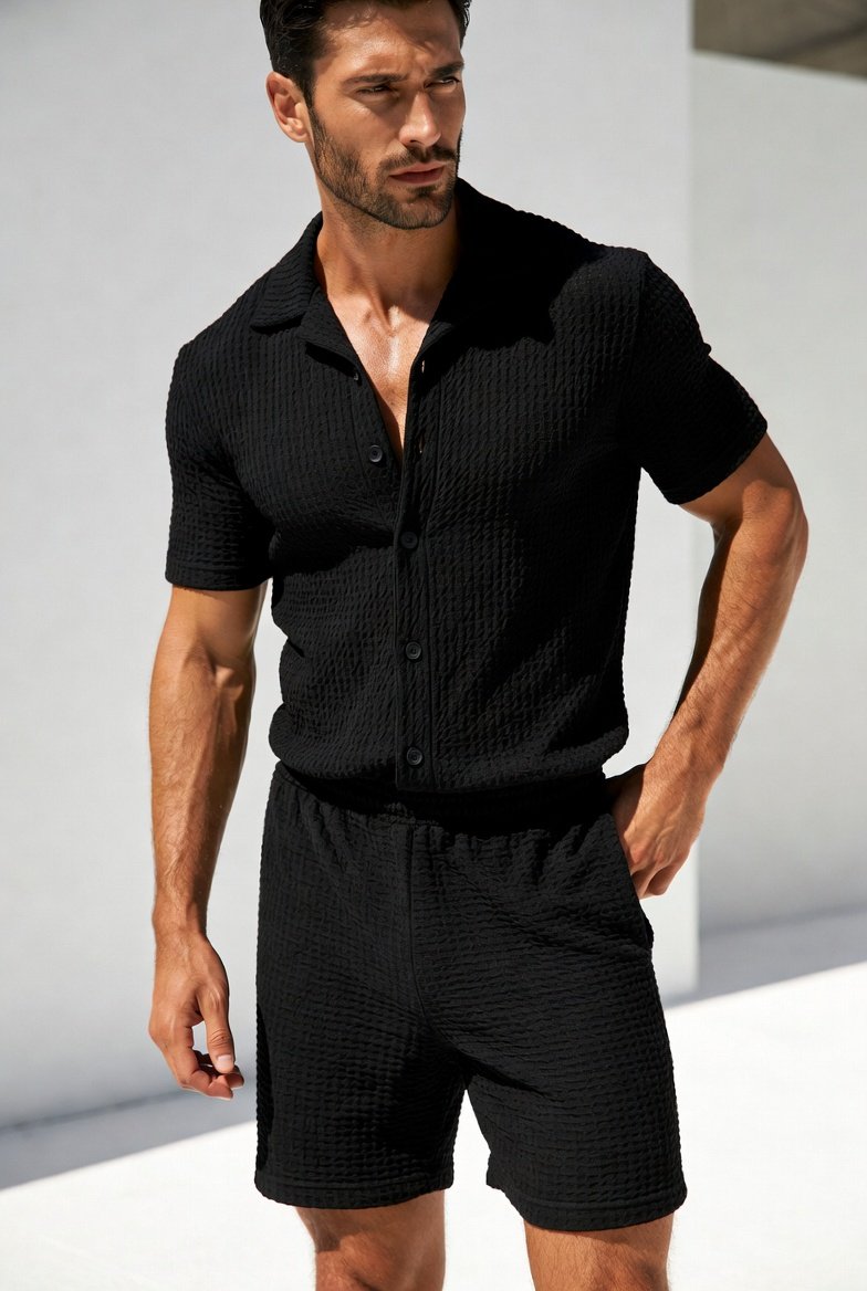 New Trendy Black Tracksuit for Men – Premium Comfortable Sports & Casual Wear Set - Image 2