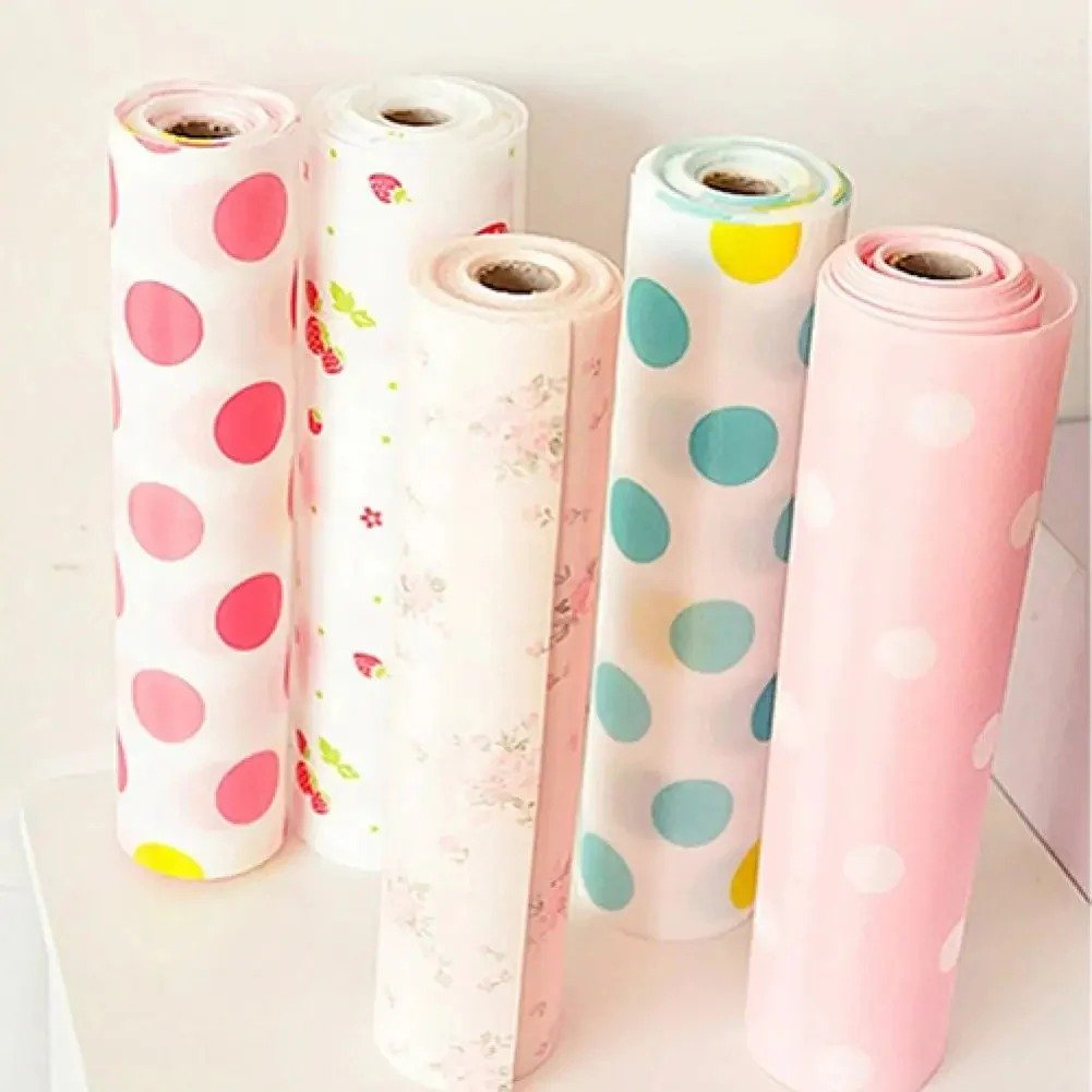 Kitchen Anti-Slip Foam Drawer Mat | Waterproof Cushion Sheet For Cupboards, Refrigerators & Tables - Size 45*150 cm | Random Colour - Image 3