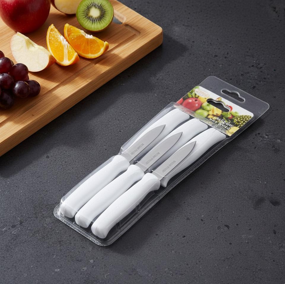 6 Piece Knife Set | Professional Stainless Steel Kitchen Knives | Sharp Durable Blades for Meat, Vegetables, Fruits & Daily Cooking | Comfortable Grip – Chef Knife, Bread Knife, Utility Knife & More - Image 2
