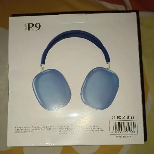 P9 Wireless Headphones | Bluetooth Over-Ear | High Bass & Clear Sound | Foldable & Portable | Noise Reduction (Random Colour) - Image 5