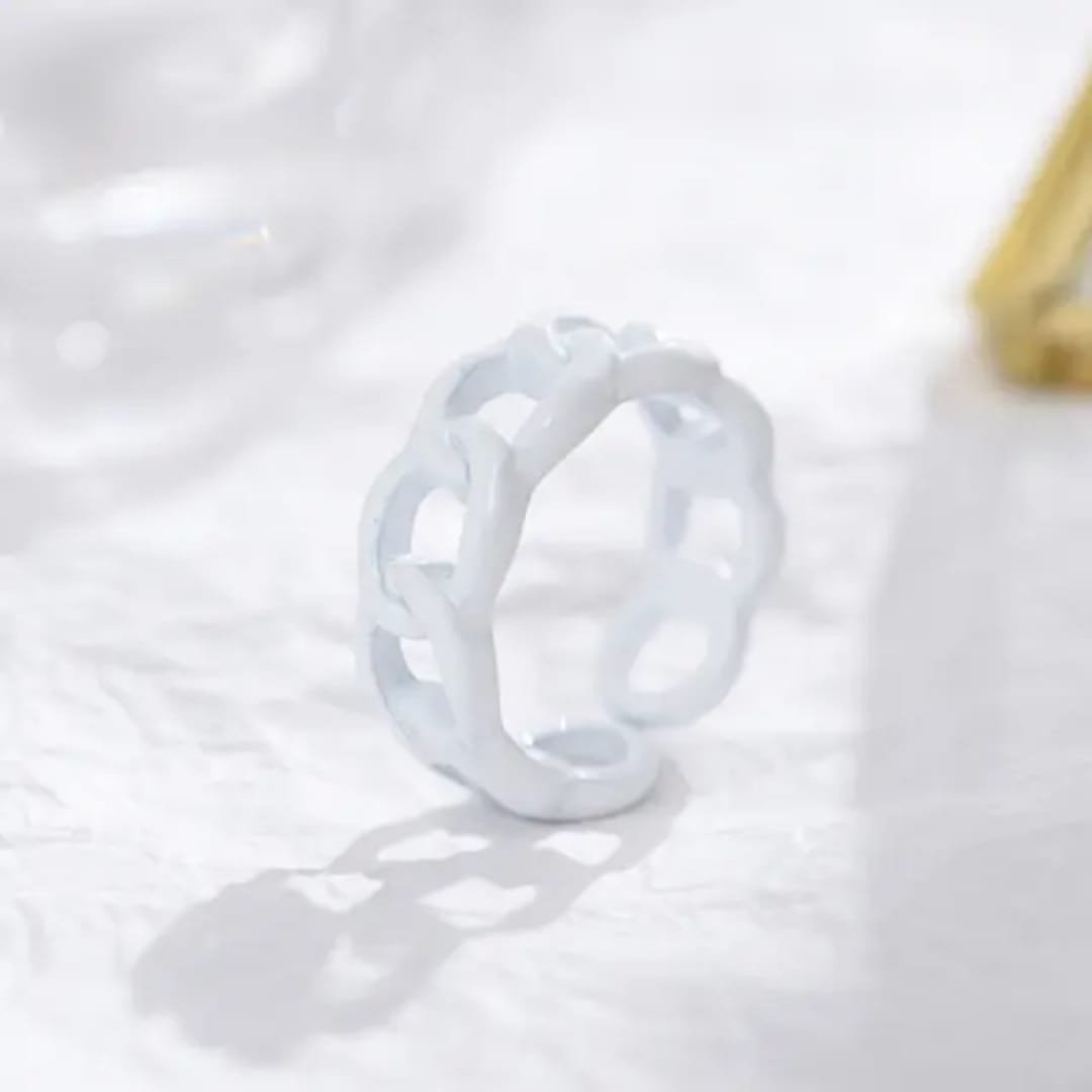 BRJ-180 Metal Funky Korean Rings – Trendy Fashion Jewellery, Stylish Accessory for Women and Men - Image 5