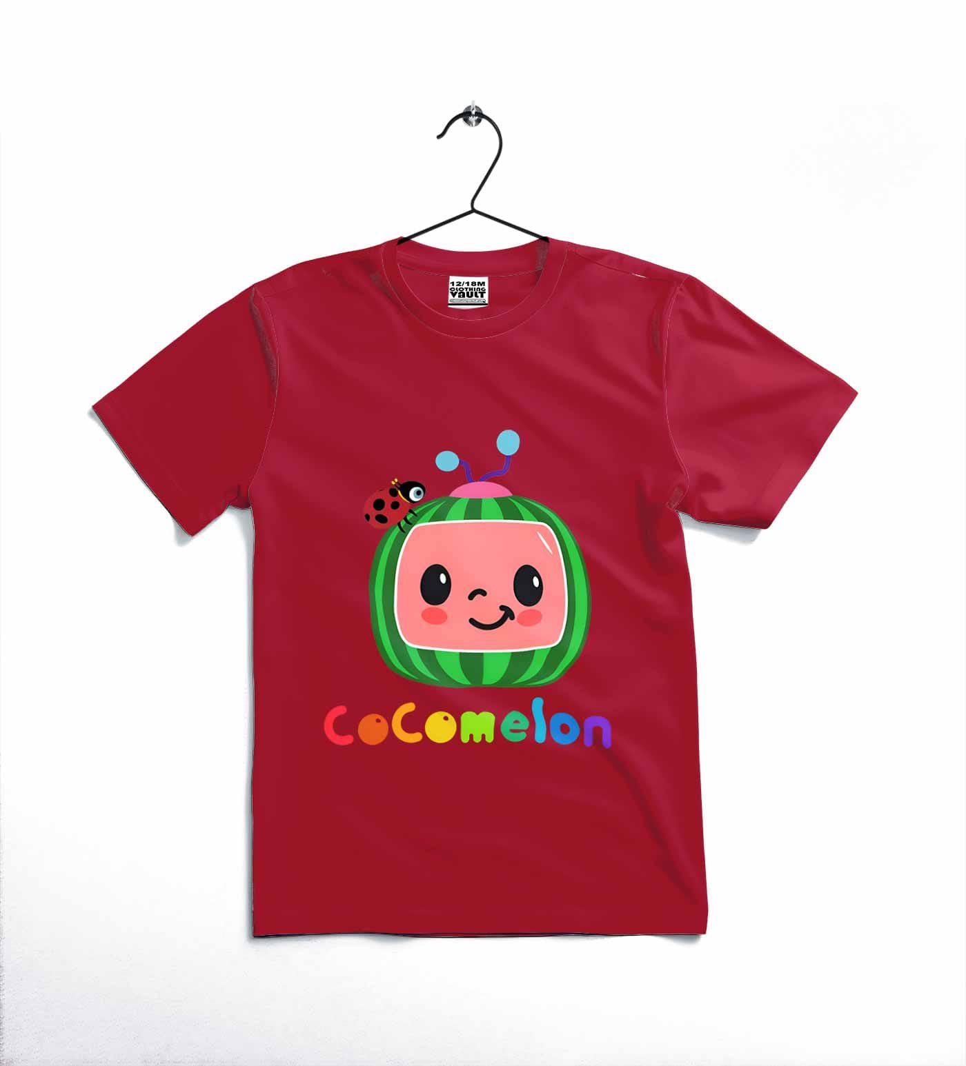 COCOMELON Printed T-Shirt | Cotton Jersey | Kids Casual Wear | Comfortable & Stylish - Image 3