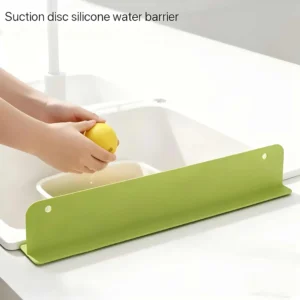 Kitchen Sink Water Splash Guard Blocking Plate Durable Strong Adhesion Easy To Use Compact Practical Choice For Preventing Splashing While Washing