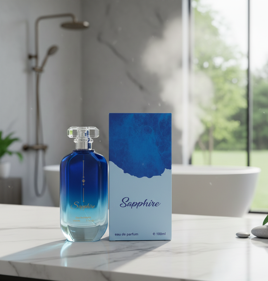 Sapphire Perfume – 100ml Long-Lasting Fragrance, Elegant Scent for Daily Wear & Special Occasions - Image 2