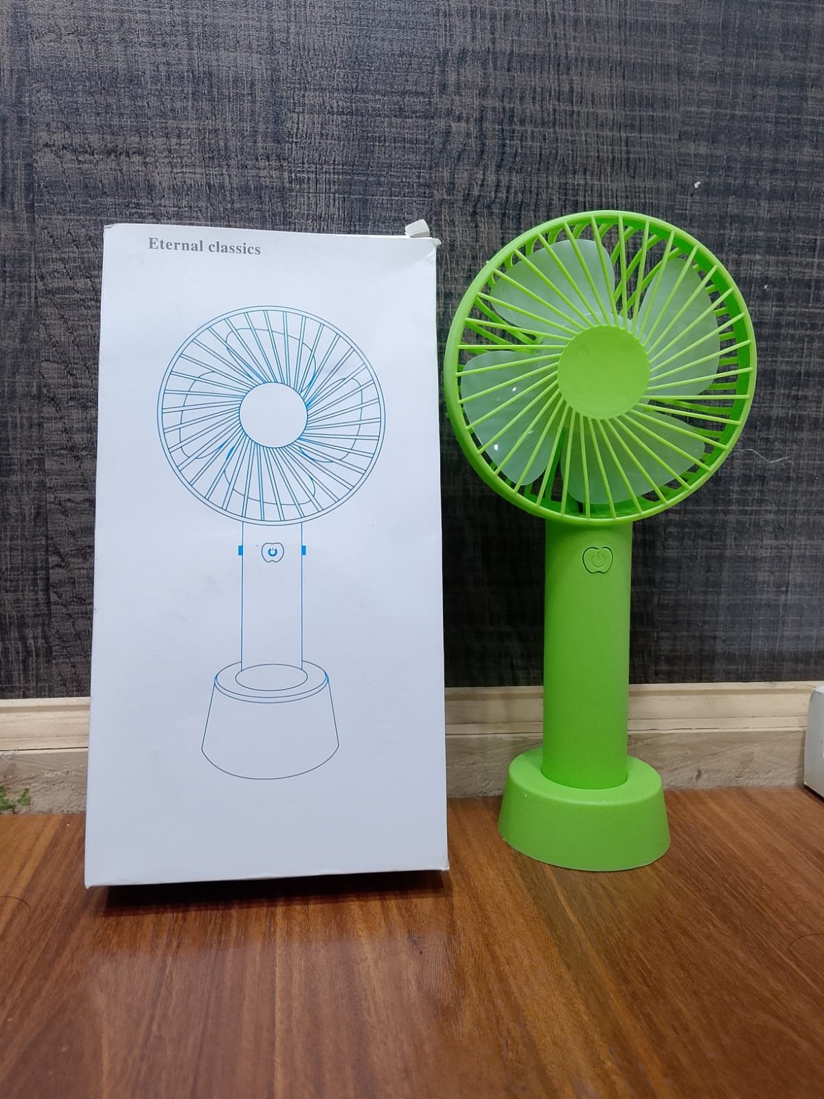 Portable Hand Fan Mini Desktop Cooling Fan Rechargeable Personal Air Fan Random Color - Image 5