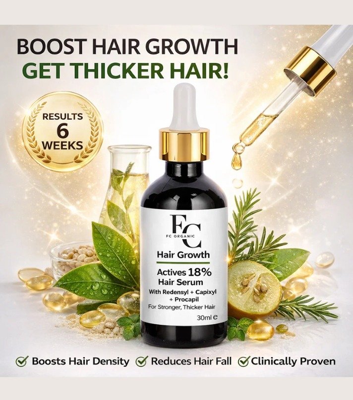 Herbal Hair Growth Serum 30ml | Rosemary & Onion Water-Based Formula - Image 3
