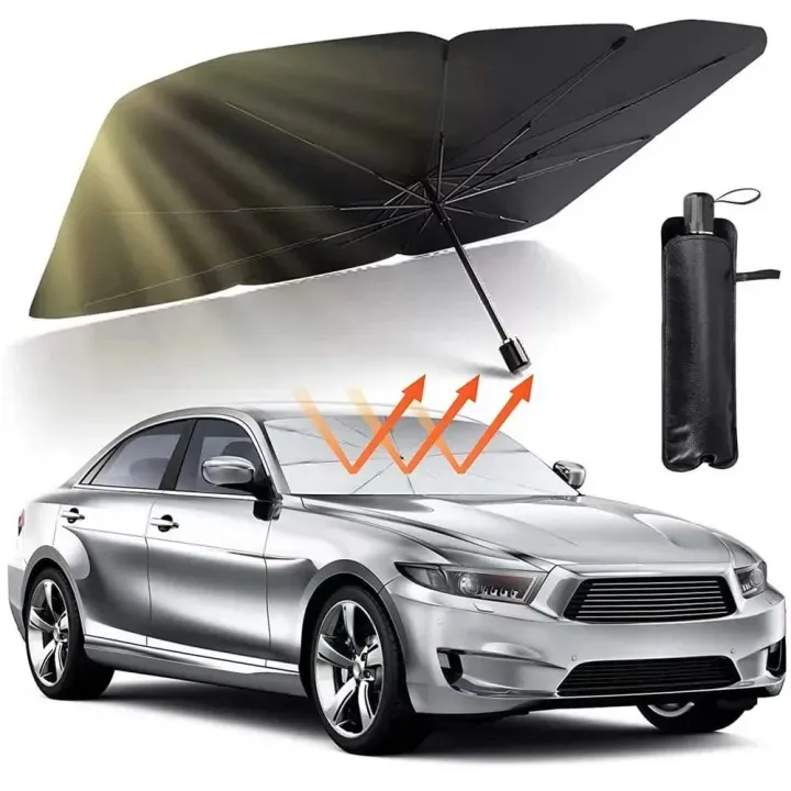 Car Windshield Sun Shade Umbrella – Foldable UV & Heat Protection - Image 3