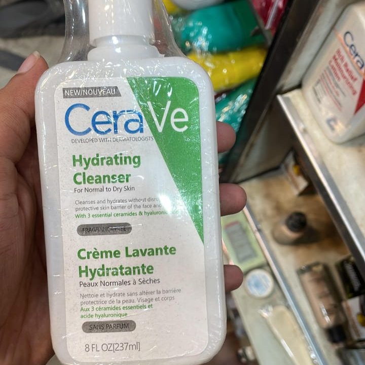 Cerave Hydrating Facial Cleanser 237ml – Gentle Moisturizing Face Wash With Hyaluronic Acid And Ceramides For Normal To Dry Skin - Image 5