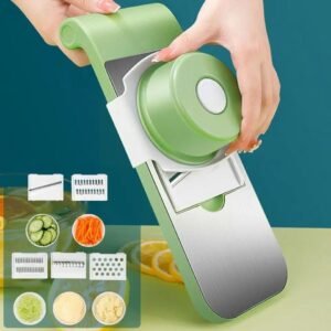 Multifunctional Stainless Steel Vegetable Slicer And Chopper - Kitchen Tool Designed For Food Preparation And Daily Cooking Routine