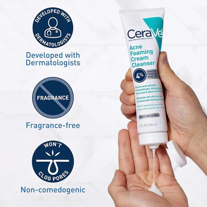 CeraVe 4 in 1 Skincare Kit Night Cream, Sunblock, Cleanser & Serum for Radiant Skin - Image 3