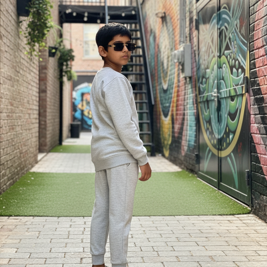 Cool Kids Tracksuit | Winter Casual Sweatshirt & Trouser Set for Boys & Girls – Warm, Comfy & Stylish Winter Outfit FOR BABY AND KIDS - Image 2