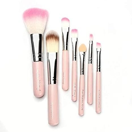 07 PCs Kitty Style Brushes Makeup Brush Set | Complete Brush Kit for Professional and Beginner (Pink Color) - Image 2