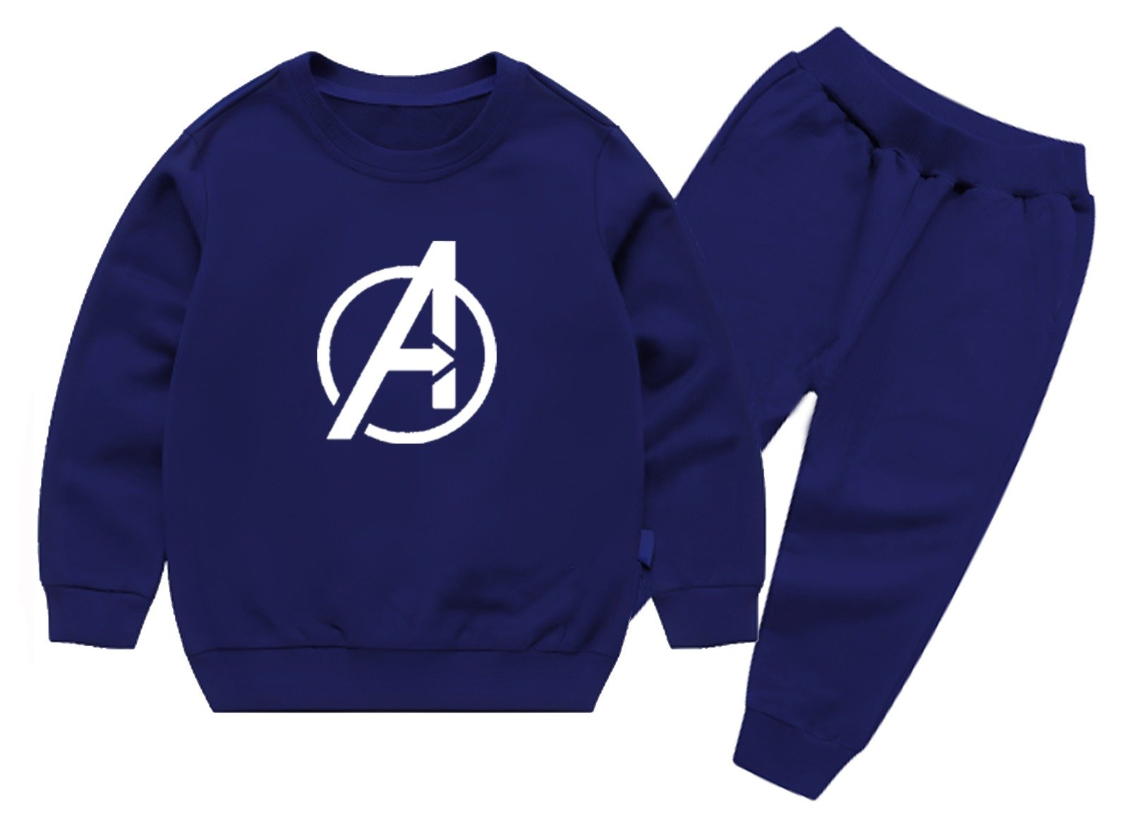 Avenger Printed Sweatshirt & Pajama Trouser Tracksuit for Kids | Winter Warm Fleece Clothing Set Outfit for Boys & Girls | FOR BABY AND KIDS - Image 4
